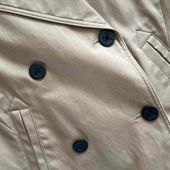 J. Crew Classic Tan Double-Breasted Women's trench Coat - Picture 7 of 11